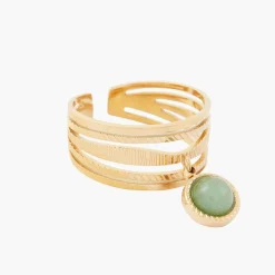 Best Balaboosté Bague 3 rangs acier inoxydable