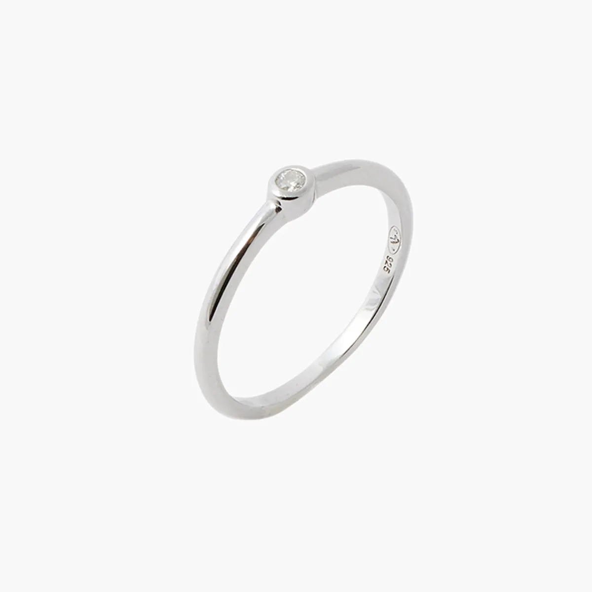 Store Balaboosté Bague Argent Garanti Diamant Precious Diamond