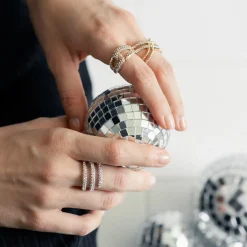 Store Balaboosté Bague enroulée à strass