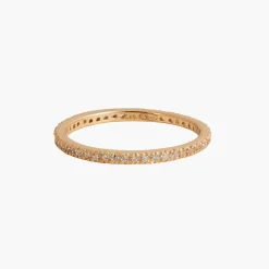 Store Balaboosté Bague fine à zirconium Argent Garanti