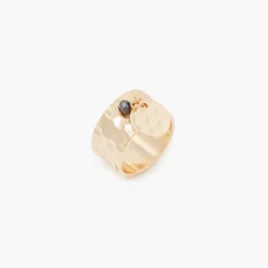 Outlet Balaboosté Bague martelée avec pampille