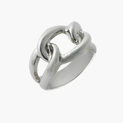 Online Balaboosté Bague noeud en métal - argenté