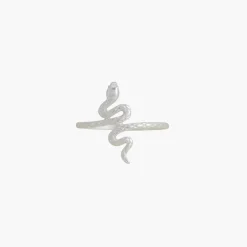 Flash Sale Balaboosté Bague serpent Argent Garanti
