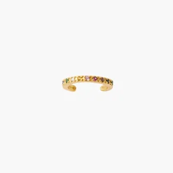 Best Sale Balaboosté Bijou d'oreilles anneau multicolore Argent Garanti