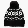 Discount Balaboosté Bonnet noir/blanc à pompon