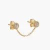 Discount Balaboosté Boucle d'oreille chaîne Argent Garanti
