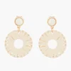 Online Balaboosté Boucles d'oreilles à clips en raphia
