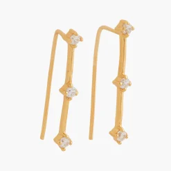 Clearance Balaboosté Boucles d'oreilles Argent Garanti et Oxydes de Zirconium