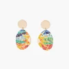 Online Balaboosté Boucles d'oreilles Balagane à imprimé mosaïque