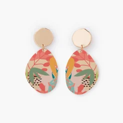 New Balaboosté Boucles d'oreilles Balagane à imprimé floral