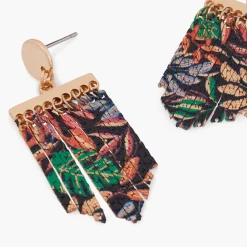 Discount Balaboosté Boucles d'oreilles Balagane chaines à imprimé floral