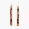 Best Balaboosté Boucles d'oreilles Balagane longues chaines à imprimé floral