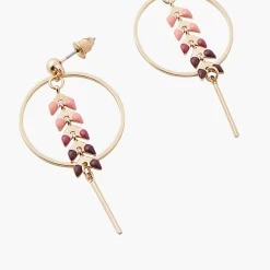 Fashion Balaboosté Boucles d'oreilles cercle et épis