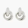 Discount Balaboosté Boucles d'oreilles cercles entrelacés City Azur