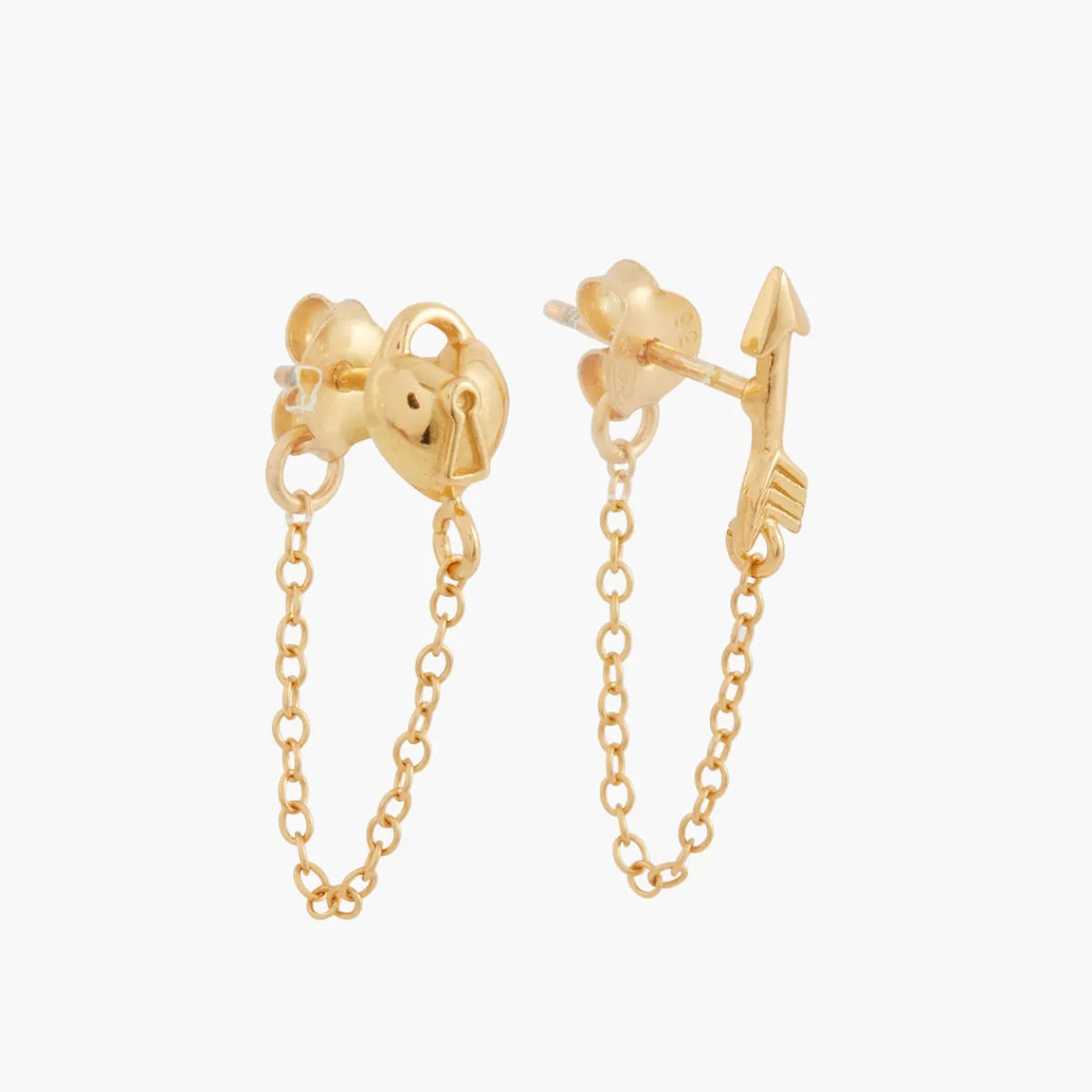 Fashion Balaboosté Boucles d'oreilles chaîne Argent Garanti