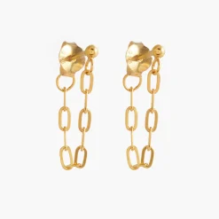 Shop Balaboosté Boucles d'oreilles chaîne Argent Garanti