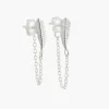New Balaboosté Boucles d'oreilles chaînes Argent Garanti