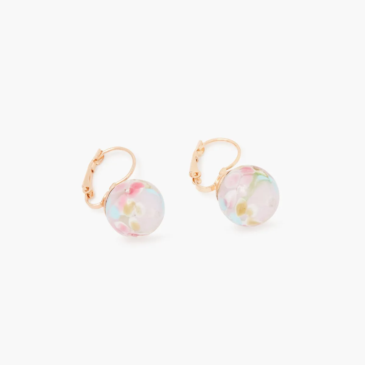New Balaboosté Boucles d'oreilles dormeuse avec boule en verre