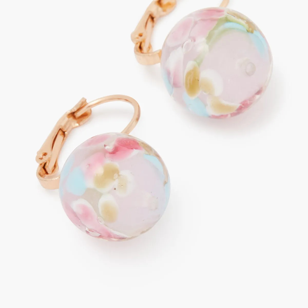New Balaboosté Boucles d'oreilles dormeuse avec boule en verre