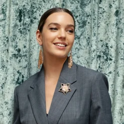 Best Sale Balaboosté Boucles d'oreilles mesh dorées