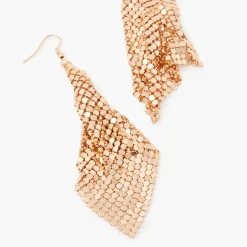 Best Sale Balaboosté Boucles d'oreilles mesh dorées