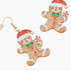Outlet Balaboosté Boucles d'oreilles Noël bonhomme biscuit