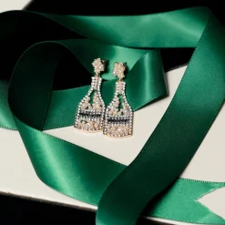 Store Balaboosté Boucles d'oreilles Noël bouteilles champagne