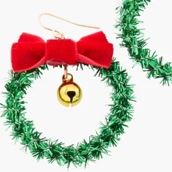 Clearance Balaboosté Boucles d'oreilles Noël couronnes