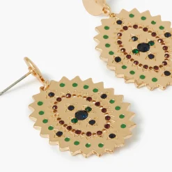 Cheap Balaboosté Boucles d'oreilles pendantes ovales