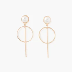 Cheap Balaboosté Boucles d'oreilles pendantes cercles et barres