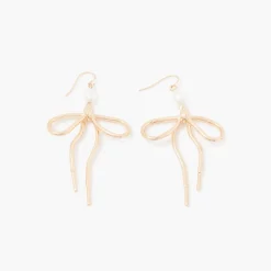 Hot Balaboosté Boucles d'oreilles pendantes à nœud