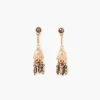 Best Sale Balaboosté Boucles d'oreilles pendantes talisman pierre coloris Amethyste