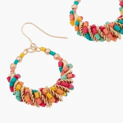 Outlet Balaboosté Boucles d'oreilles perles colorées