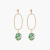 Discount Balaboosté Boucles d'oreilles perles de verre à fleurs