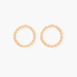 Shop Balaboosté Boucles d'oreilles rondes en métal doré