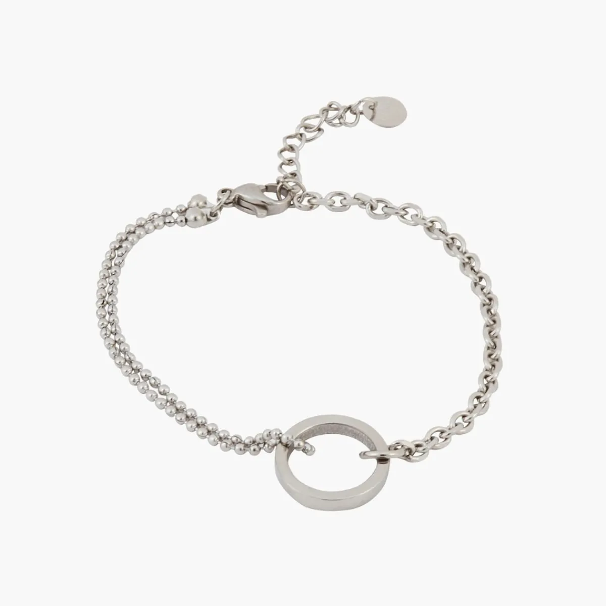 Online Balaboosté Bracelet anneau Acier Inoxydable argenté