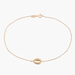 Shop Balaboosté Bracelet de cheville coquillage Argent Garanti