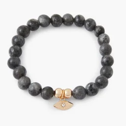 Best Sale Balaboosté Bracelet perles de Labradorites - gris
