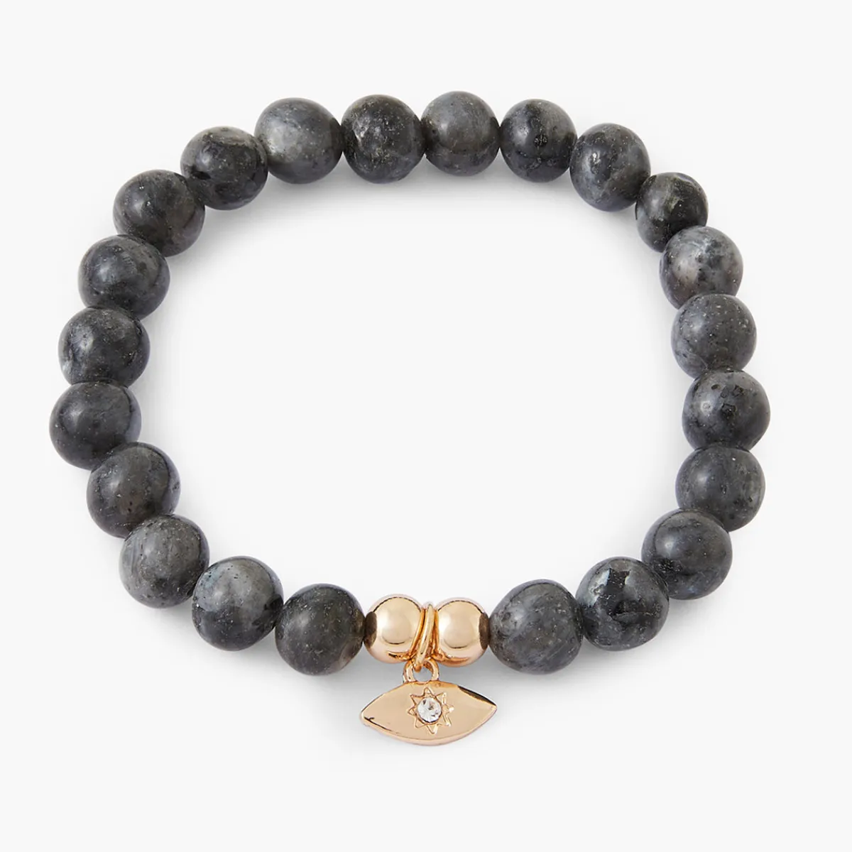 Best Sale Balaboosté Bracelet perles de Labradorites - gris