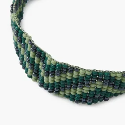 Best Sale Balaboosté Bracelet perles de rocaille tissées vert