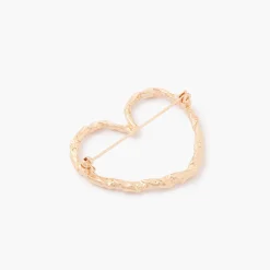 Best Sale Balaboosté Broche coeur dorée