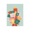 Clearance Balaboosté Carte de vœux pile de cadeaux