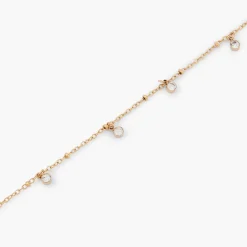 Clearance Balaboosté Chaîne de cheville strass en Acier Inoxydable