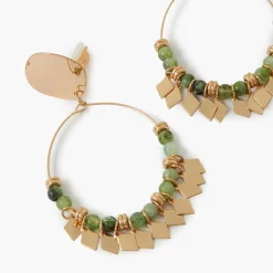 Flash Sale Balaboosté Clips d'oreilles anneaux à perles et pampilles