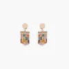 Sale Balaboosté Clips d'oreilles chaînes imprimées