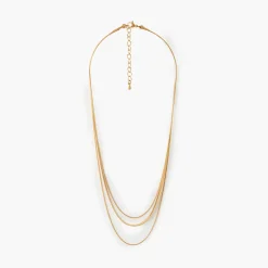 Hot Balaboosté Collier 3 rangs - acier inoxydable
