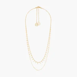 Clearance Balaboosté Collier 2 rangs acier inoxydable