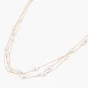 Best Balaboosté Collier 3 rangs chaines et perles