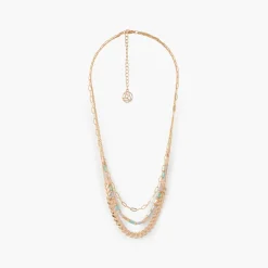 Cheap Balaboosté Collier 3 rangs épis et perles