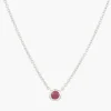 Online Balaboosté Collier Argent Garanti et Rubis